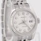 Rolex DateJust 26mm SILVER JUBILEE DIAMOND Stainless Steel 18K White Gold 179174