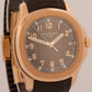PAPERS Patek Philippe Aquanaut 40.8mm BROWN 18K Rose Gold Rubber 5167R BOX