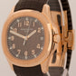 PAPERS Patek Philippe Aquanaut 40.8mm BROWN 18K Rose Gold Rubber 5167R BOX