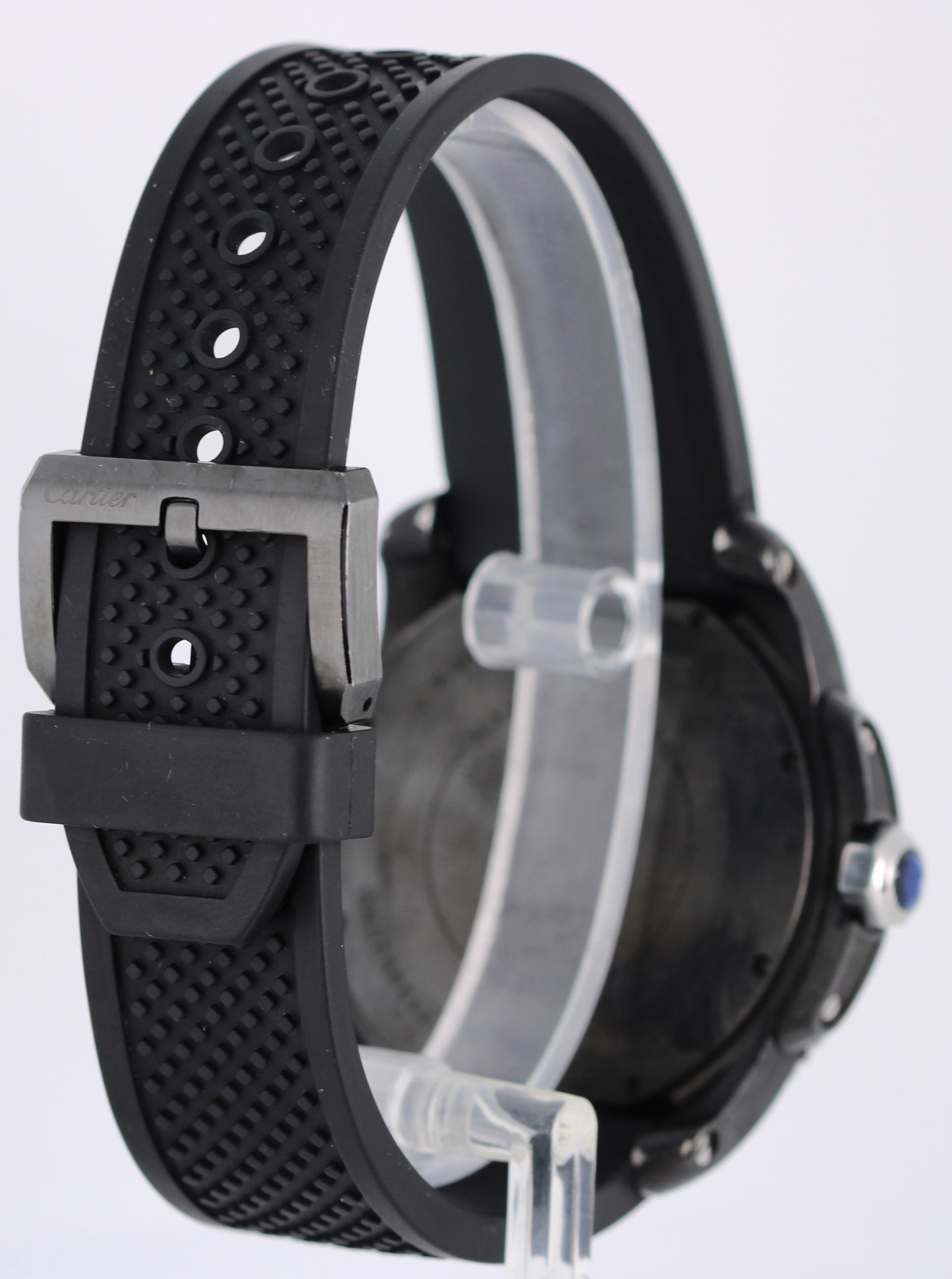 2016 PAPERS Cartier Calibre Diver BLACK Steel Roman 42mm WSCA0006 3729 Watch BOX