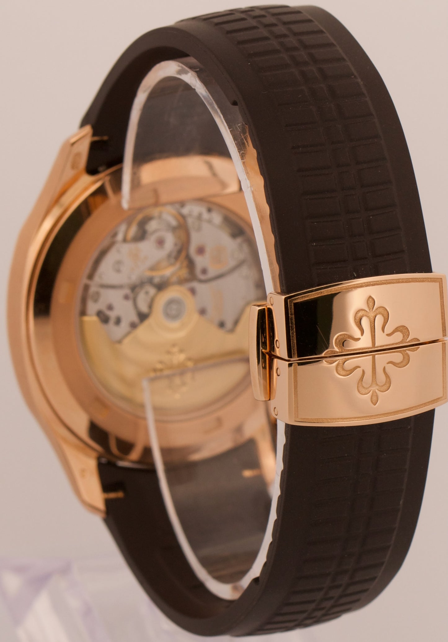 PAPERS Patek Philippe Aquanaut 40.8mm BROWN 18K Rose Gold Rubber 5167R BOX