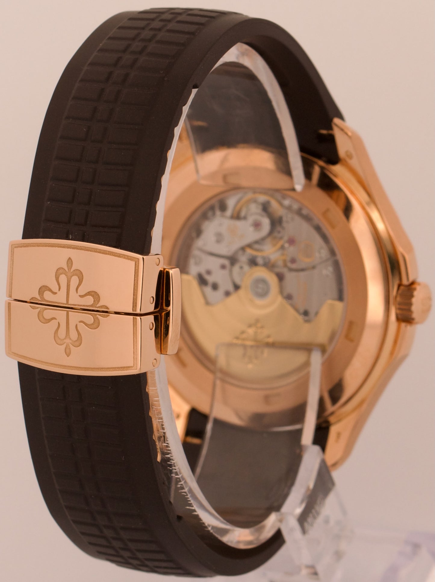 PAPERS Patek Philippe Aquanaut 40.8mm BROWN 18K Rose Gold Rubber 5167R BOX