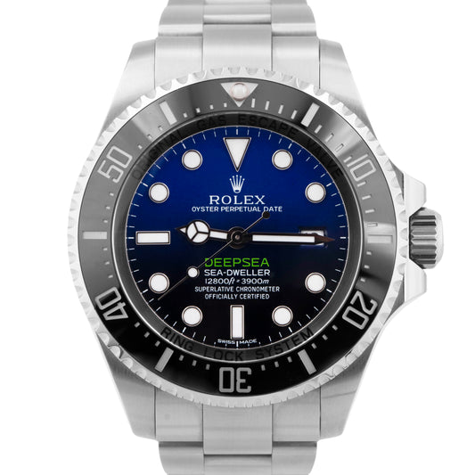 MINT PAPERS Rolex Sea-Dweller Deepsea JAMES CAMERON Blue 116660 44mm Watch BOX