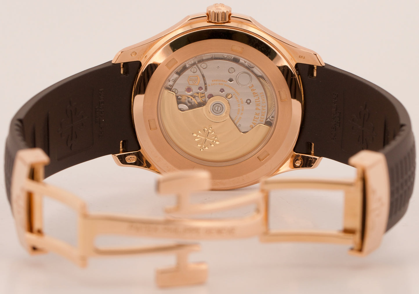 PAPERS Patek Philippe Aquanaut 40.8mm BROWN 18K Rose Gold Rubber 5167R BOX