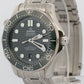 2022 PAPERS Omega Seamaster GREEN WAVE Steel Date 42mm 210.32.42.20.10.001 BOX