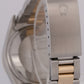 MINT Rolex Oyster Perpetual WHITE ROMAN Buckley 18K Gold Steel Oyster 34mm 14233