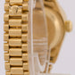 VINTAGE Ladies Rolex DateJust President 26mm CHAMPAGNE DIAMOND 18K Gold 69138