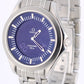 Omega Seamaster 120m Multifunction Steel Blue 37.4mm 2521.81.00 Quartz Watch