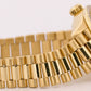 VINTAGE Ladies Rolex DateJust President 26mm CHAMPAGNE DIAMOND 18K Gold 69138