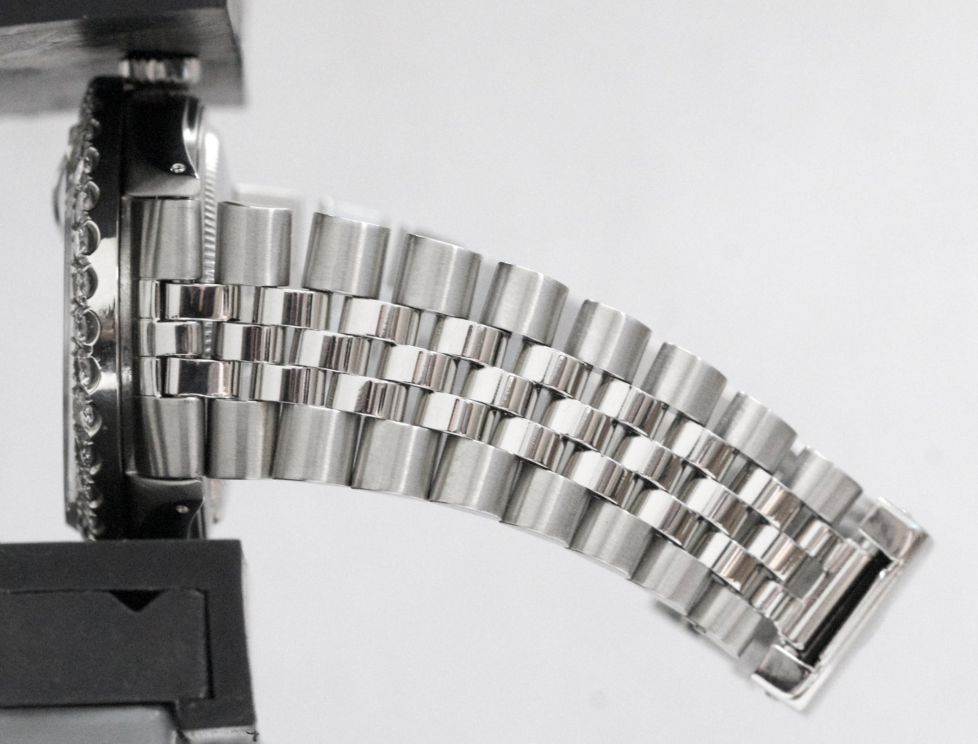 VINTAGE Rolex DateJust 36mm GREEN DIAMOND 18K Gold Steel JUBILEE