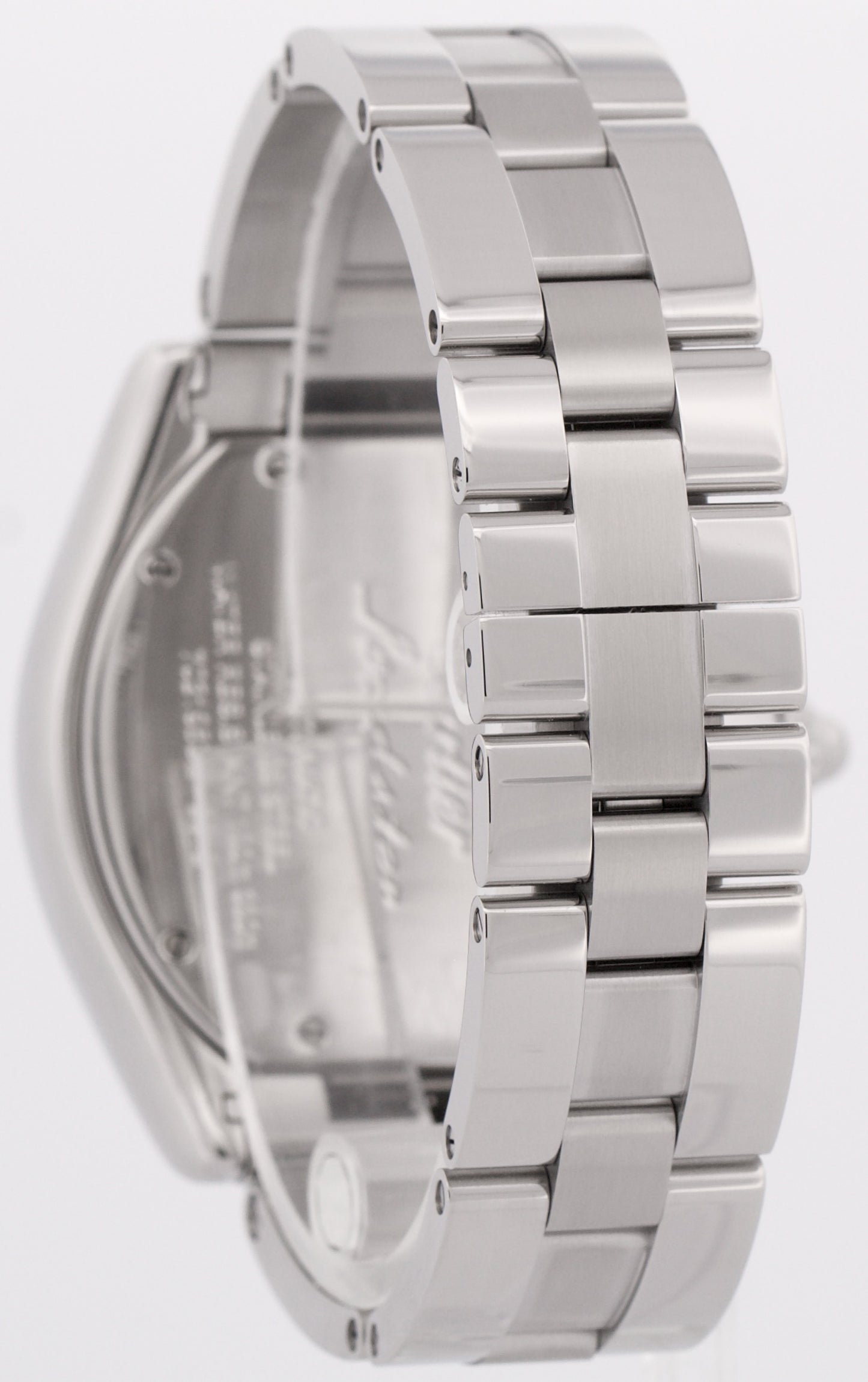 MINT Cartier Roadster XL Chronograph SILVER Roman Steel 43mm Watch 2618 W62006X6
