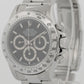 1996 Rolex Daytona Cosmograph ZENITH BLACK PATINA Chronograph 40mm 16520 Watch