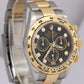 NEW CARD Rolex Daytona BLACK DIAMOND Two-Tone 18K Yellow Gold 40mm 116503 BOX