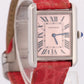 Ladies Cartier Tank Solo PINK Steel 31mm x 23mm Quartz Leather 3170 / W5200000