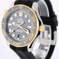 Omega Seamaster Two-Tone Gold Steel Black Wave 42mm 210.22.42.20.01.001 Watch