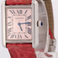 Ladies Cartier Tank Solo PINK Steel 31mm x 23mm Quartz Leather 3170 / W5200000
