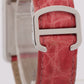 Ladies Cartier Tank Solo PINK Steel 31mm x 23mm Quartz Leather 3170 / W5200000