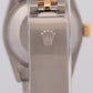Rolex DateJust 31mm Midsize Two-Tone CHAMPAGNE 18K Yellow Gold Fluted 68273