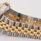 Rolex DateJust 31mm Midsize Two-Tone CHAMPAGNE 18K Yellow Gold Fluted 68273