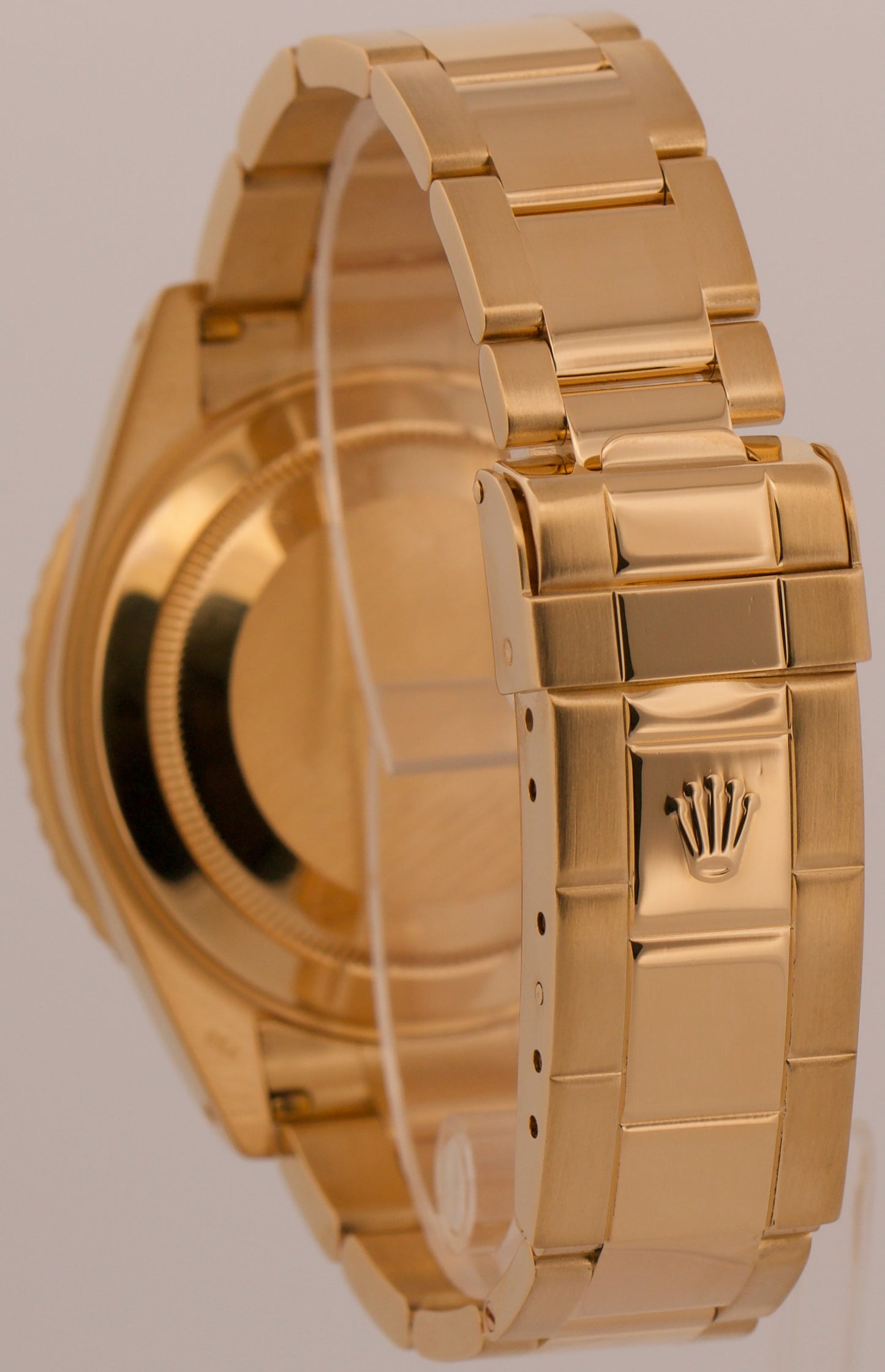 2004 PAPERS Rolex Submariner Date BLUE 18K Yellow Gold 40mm Watch 16618 LB BOX