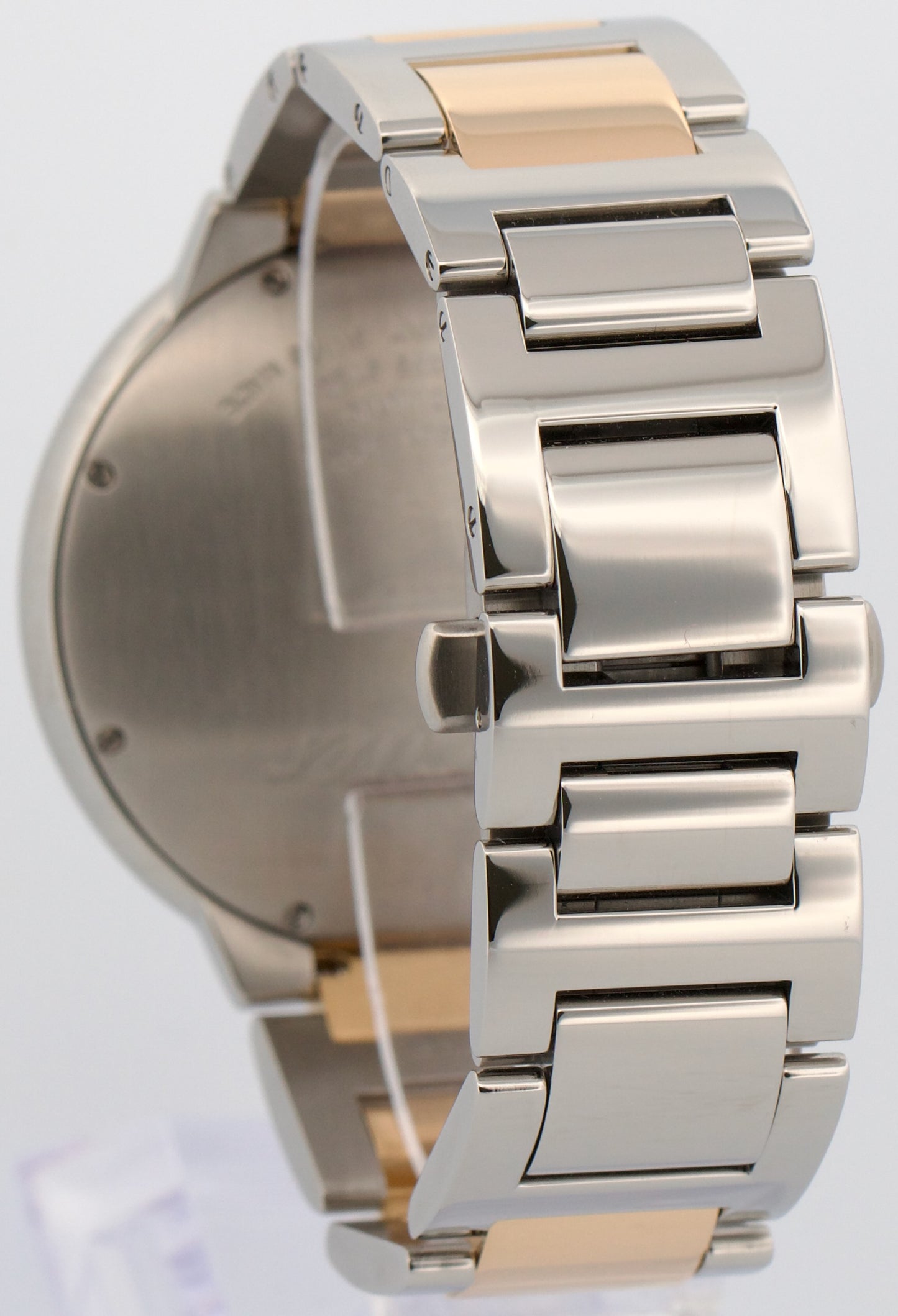 2014 PAPERS Cartier Ballon Bleu SILVER Yellow Gold Steel 42mm 3765 W69009Z3 BOX