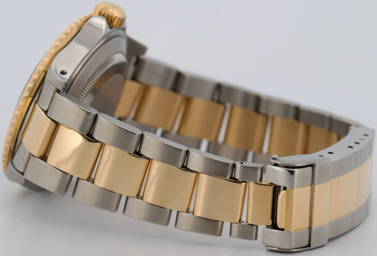 Rolex Submariner Date BLUE 40mm 18K GOLD BUCKLE Stainless Steel 16613 Watch