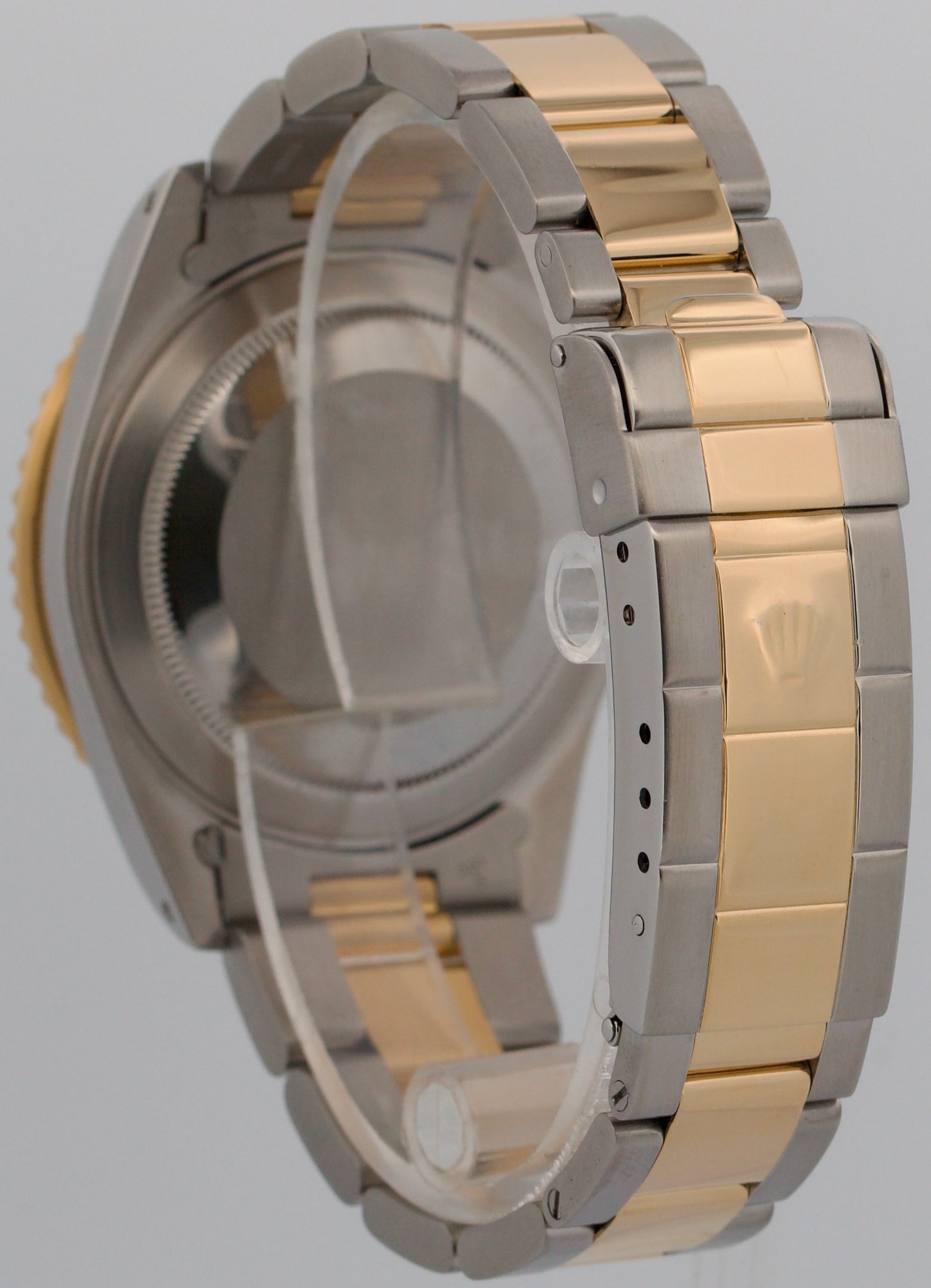 1999 Rolex Submariner Date SERTI MOP DIAMOND 40mm 18K GOLD BUCKLE Steel 16613