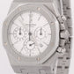 Audemars Piguet Royal Oak Chronograph WHITE 39mm Stainless Steel Watch 26300ST