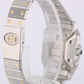 Cartier Santos Two-Tone 18k Gold Steel White Roman 29mmX41mm 1172961 Watch