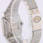 Cartier Santos Two-Tone 18k Gold Steel White Roman 29mmX41mm 1172961 Watch