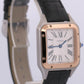 2024 PAPERS Cartier Santos Dumont Two-Tone 18k SILVER 27.5mm W2SA0012 4242 BOX