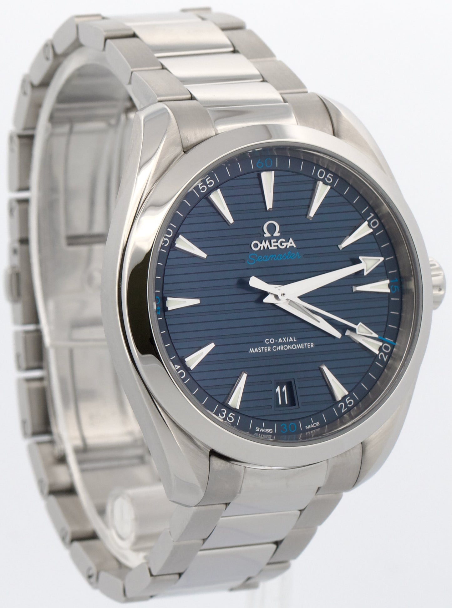 Omega Seamaster Aqua Terra 41mm BLUE Stainless Steel 220.10.41.21.03.001 Watch