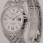 NEW MAY 2026 PAPERS Rolex Land-Dweller 40mm WHITE Stainless Steel 127334 BOX