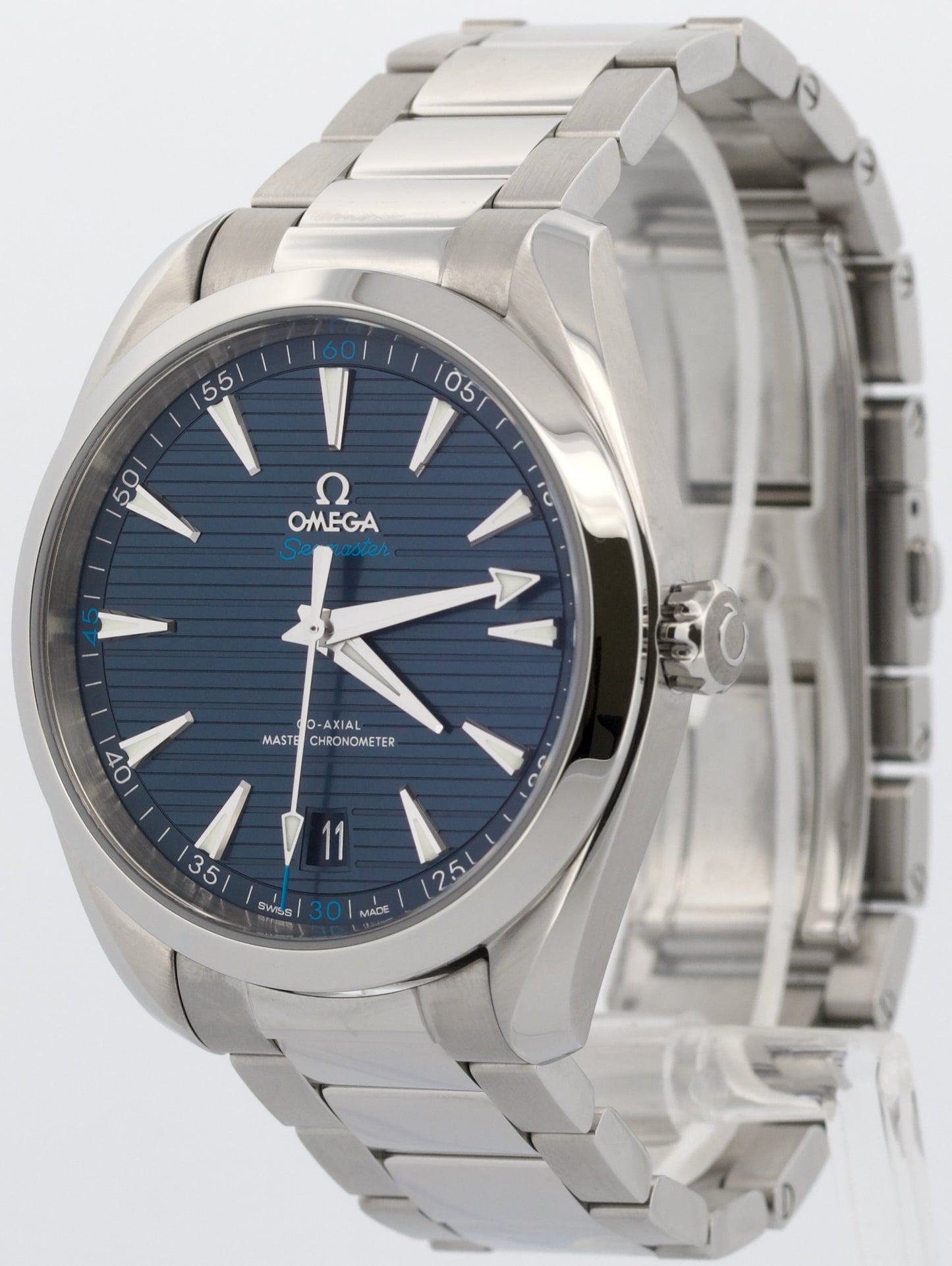 Omega Seamaster Aqua Terra 41mm BLUE Stainless Steel 220.10.41.21.03.001 Watch