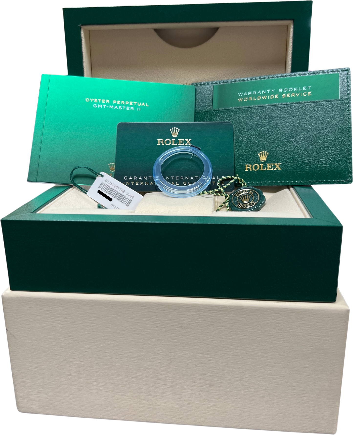 BRAND NEW 2023 PAPERS Rolex GMT-Master II SPRITE GREEN Jubilee 126720 VTNR BOX