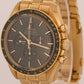 2023 PAPERS Omega Speedmaster GREEN Moonshine 18K Gold 310.60.42.50.10.001 BOX