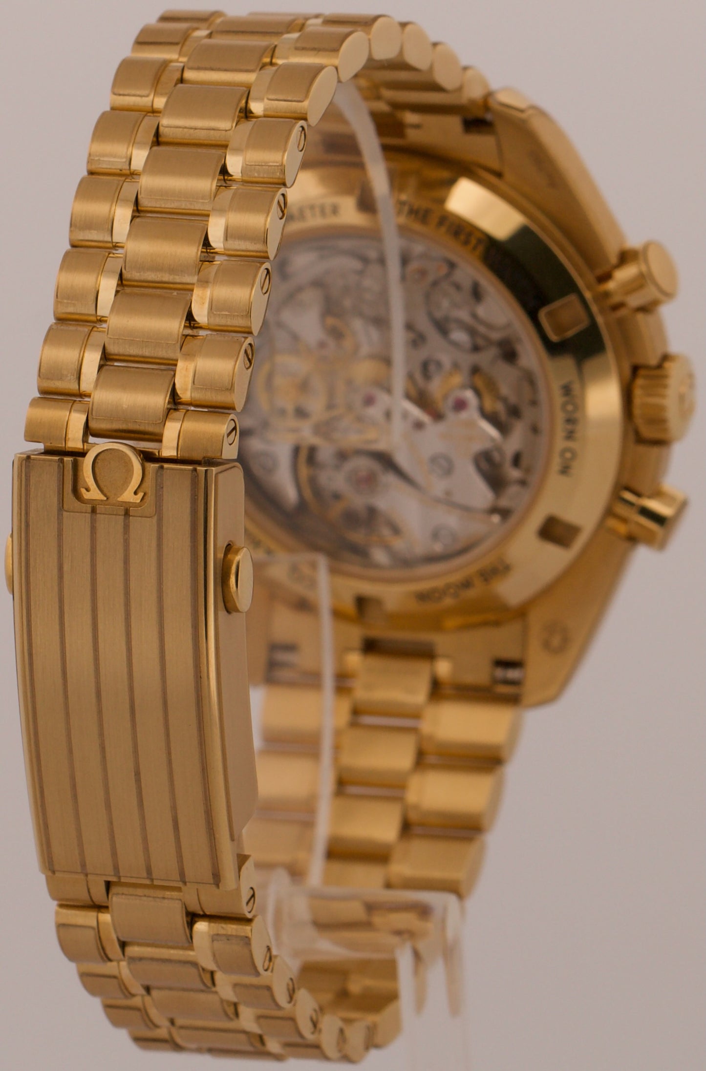 2023 PAPERS Omega Speedmaster GREEN Moonshine 18K Gold 310.60.42.50.10.001 BOX