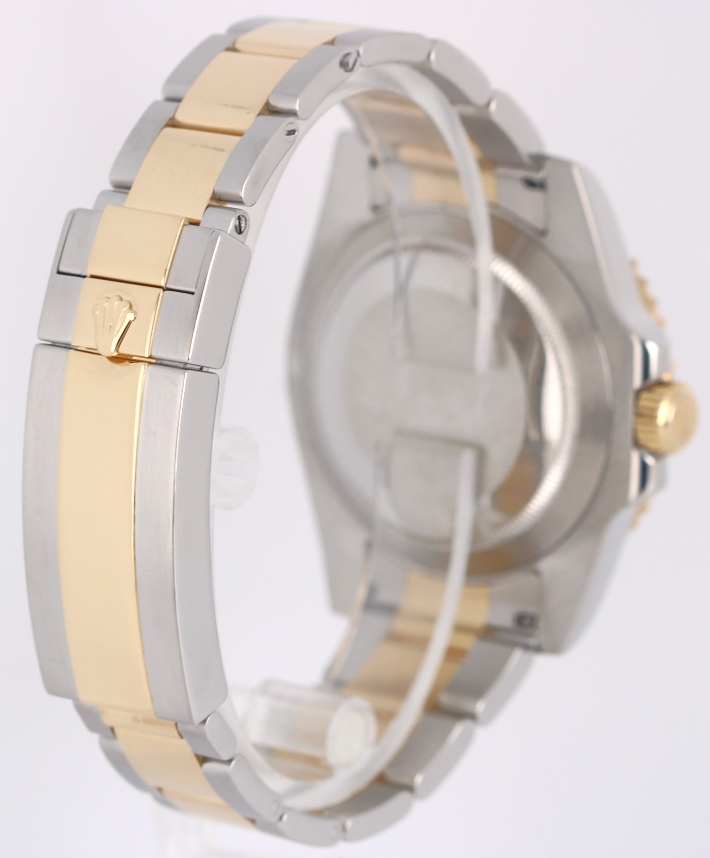 Rolex Submariner Date Two-Tone 18k Yellow Gold Steel Black 40mm 116613 LN Watch