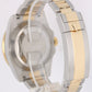 Rolex Submariner Date Two-Tone 18k Yellow Gold Steel Black 40mm 116613 LN Watch