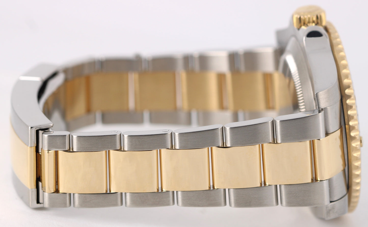 Rolex Submariner Date Two-Tone 18k Yellow Gold Steel Black 40mm 116613 LN Watch