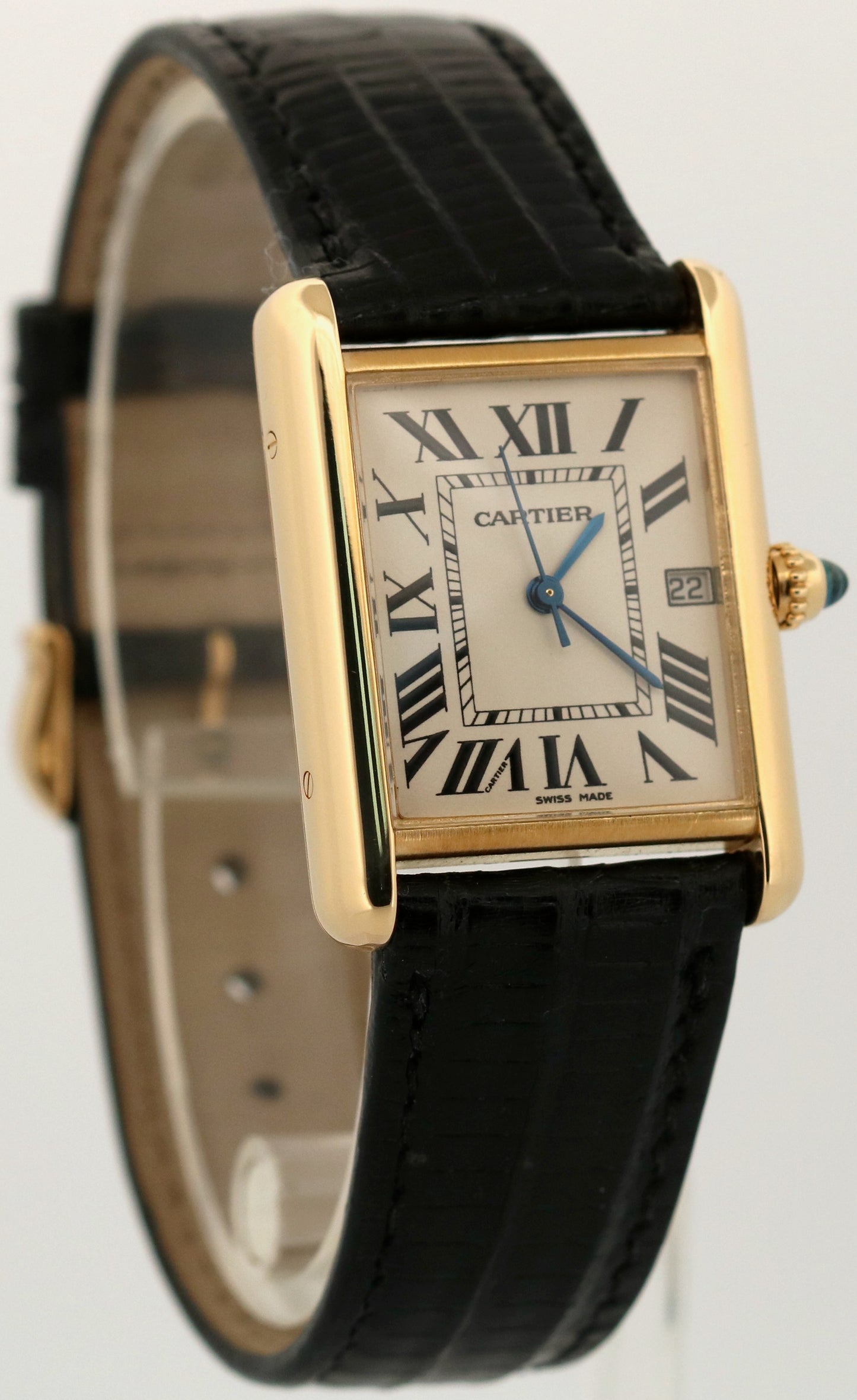 Cartier Tank Louis 18K Yellow Gold Quartz Leather 25mm x 33mm W1529756 2441