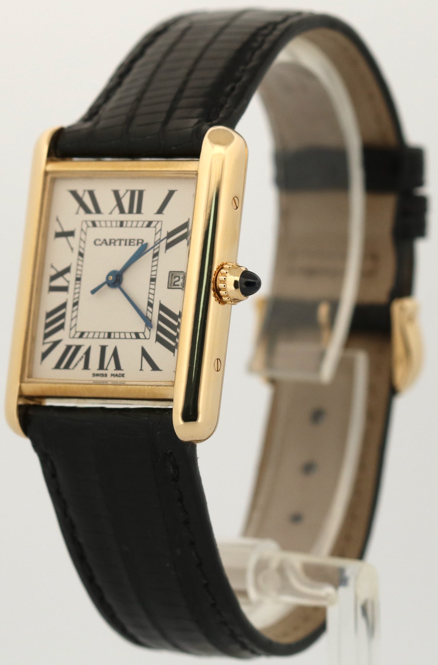 Cartier Tank Louis 18K Yellow Gold Quartz Leather 25mm x 33mm W1529756 2441