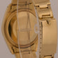 VINTAGE Rolex Oyster Perpetual Date 34mm CHAMPAGNE 14K Gold Fluted Watch 1503