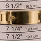 VINTAGE Rolex Oyster Perpetual Date 34mm CHAMPAGNE 14K Gold Fluted Watch 1503