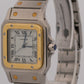 Cartier Santos Two-Tone 18k Gold Stainless Steel WHITE SPIDER Automatic 29mm 2961