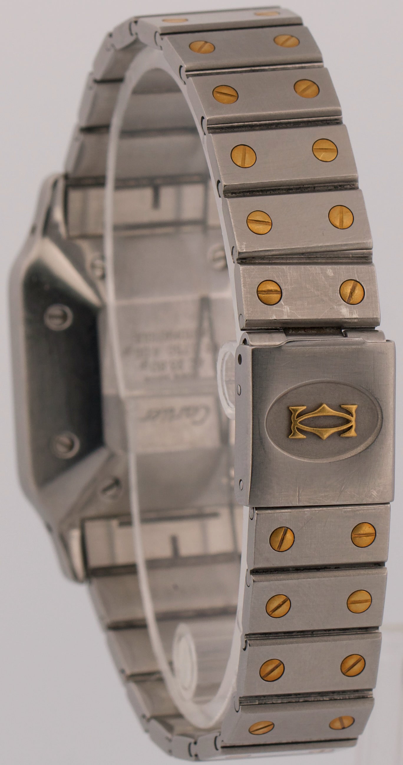 Cartier Santos Two-Tone 18k Gold Stainless Steel WHITE SPIDER Automatic 29mm 2961