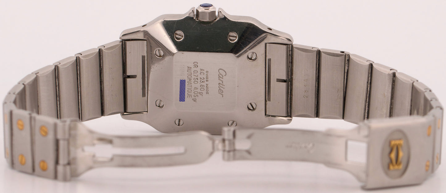 Cartier Santos Two-Tone 18k Gold Stainless Steel WHITE SPIDER Automatic 29mm 2961