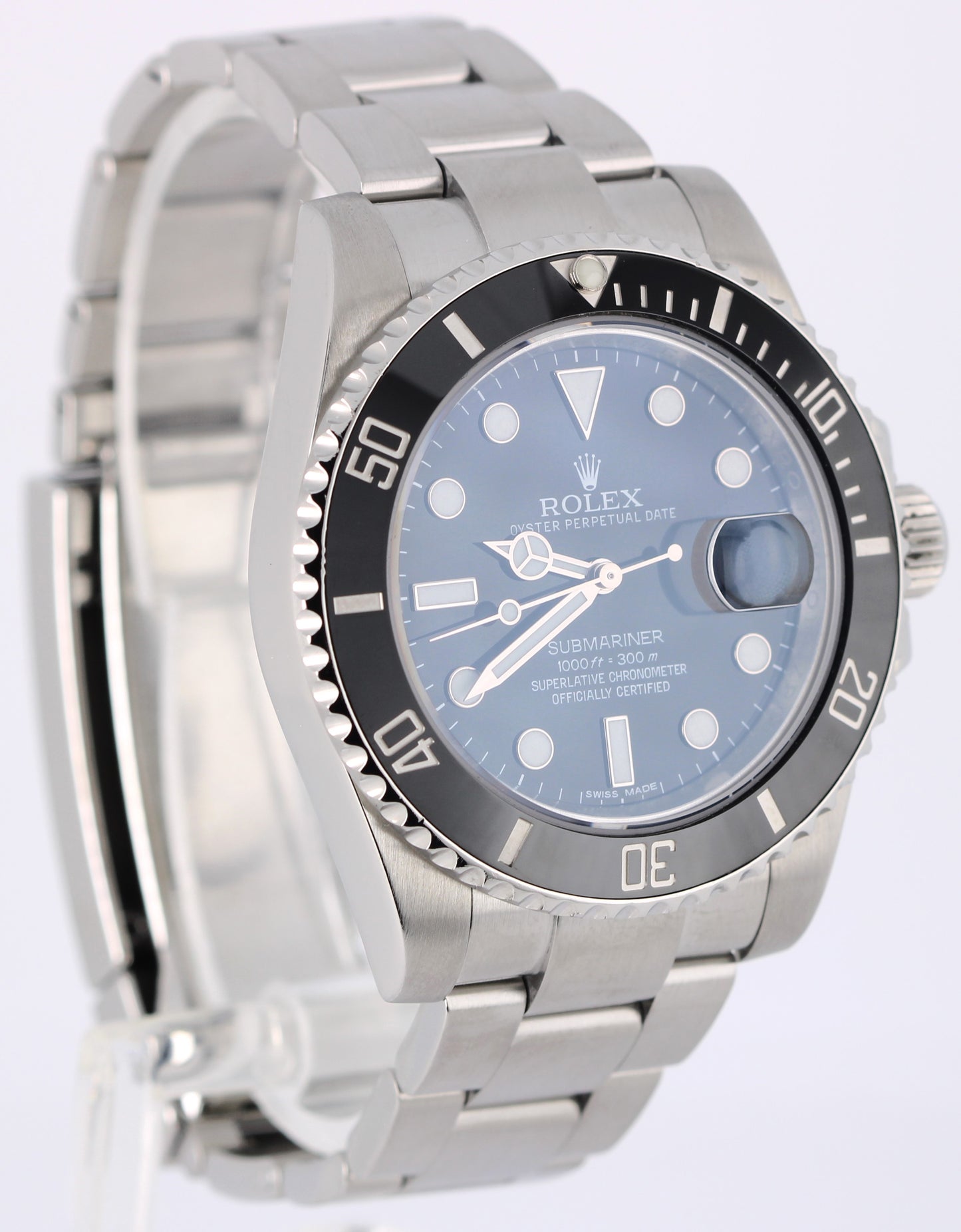 Rolex Submariner Date Stainless Steel Black 40mm 116610 Watch