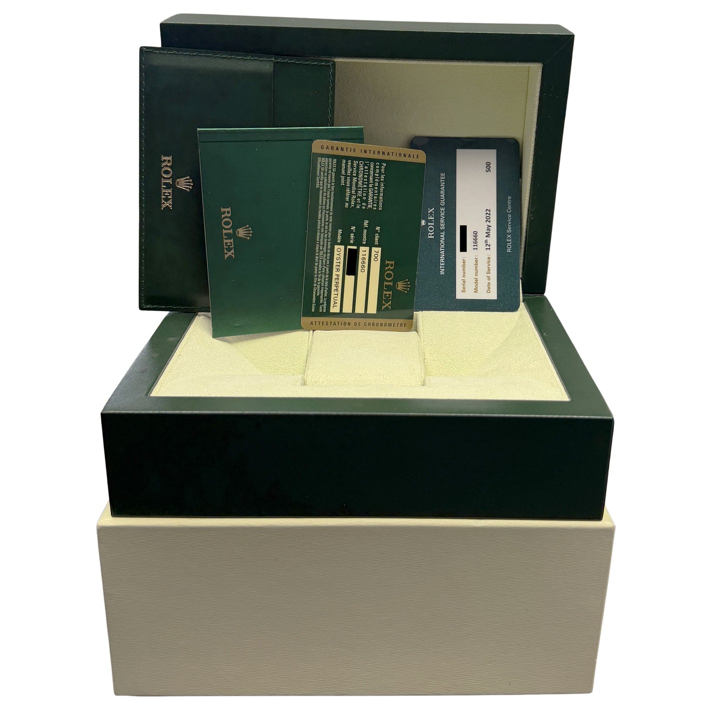 2022 RSC 2013 Papers Rolex Sea-Dweller DeepSea Steel Black 44mm Watch BOX