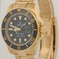 Rolex Submariner Date Ceramic 18K Yellow Gold BLACK 40mm Oyster Watch 116618 BOX